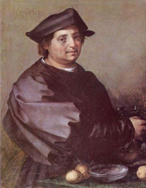 Andrea del Sarto Selbstportrat oil painting image